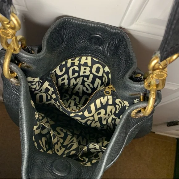 Marc by Marc Jacobs Pebbled Leather Top Handle Bag Classic Q Hillier Hobo $390.0 - Picture 11 of 12